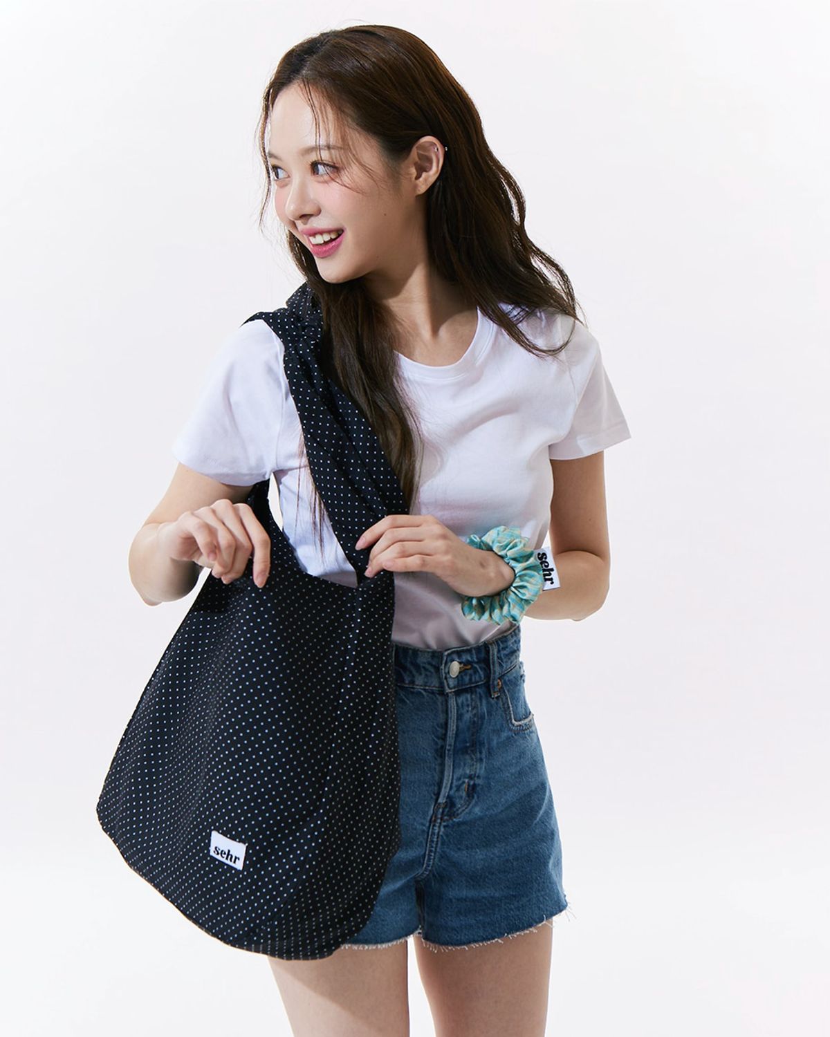 세르(SEHR) Tie Big Bag (Dot-Dot)