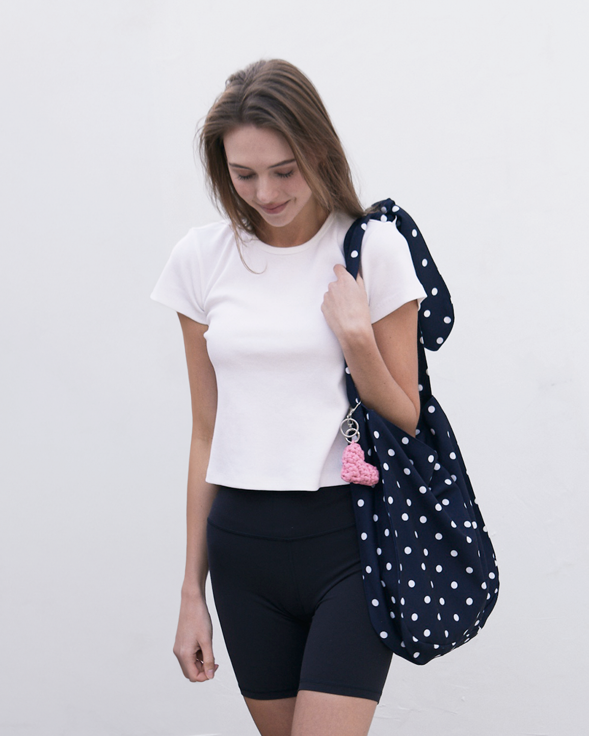 세르(SEHR) Big Dot Tie Big Bag (Navy)