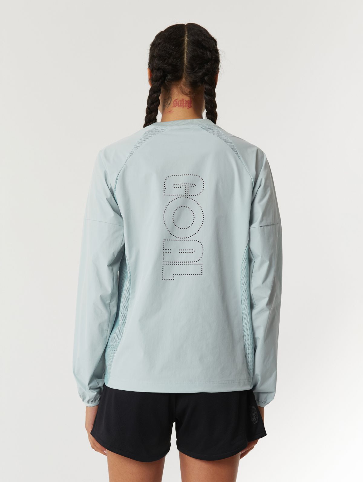 골스튜디오(GOALSTUDIO) LIGHTWEIGHT AIR THROUGH WIND PULLOVER-SKY BLUE