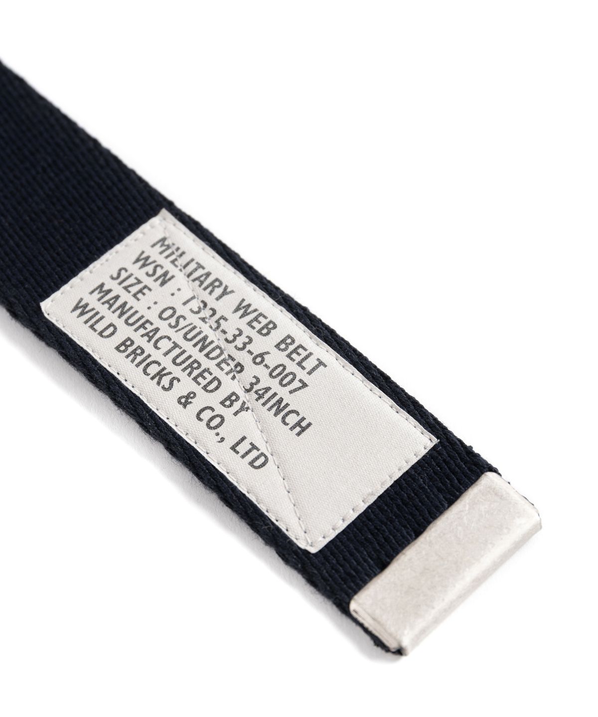 와일드 브릭스(WILD BRICKS) W23 MILITARY WEB BELT (navy)