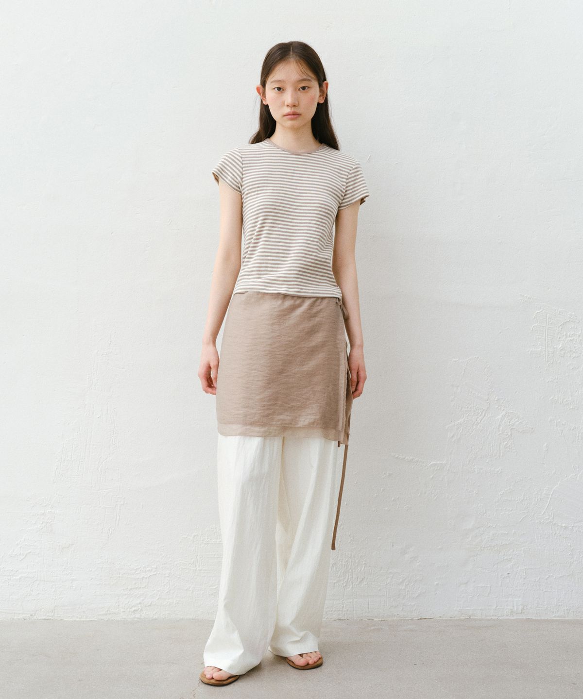 유라고(URAGO) Day stripe half t-shirt