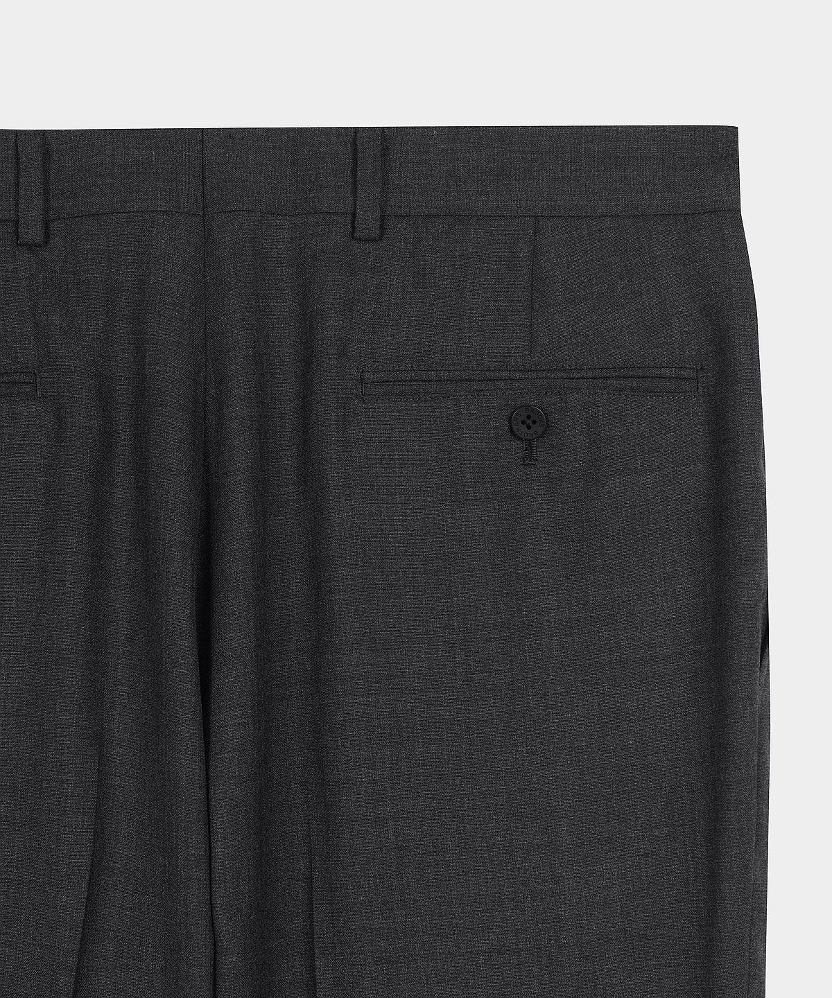 브룩스 브라더스(BROOKS BROTHERS) 울 플란넬 솔리드 트라우저 (차콜) (BBPTMN6218VFS)