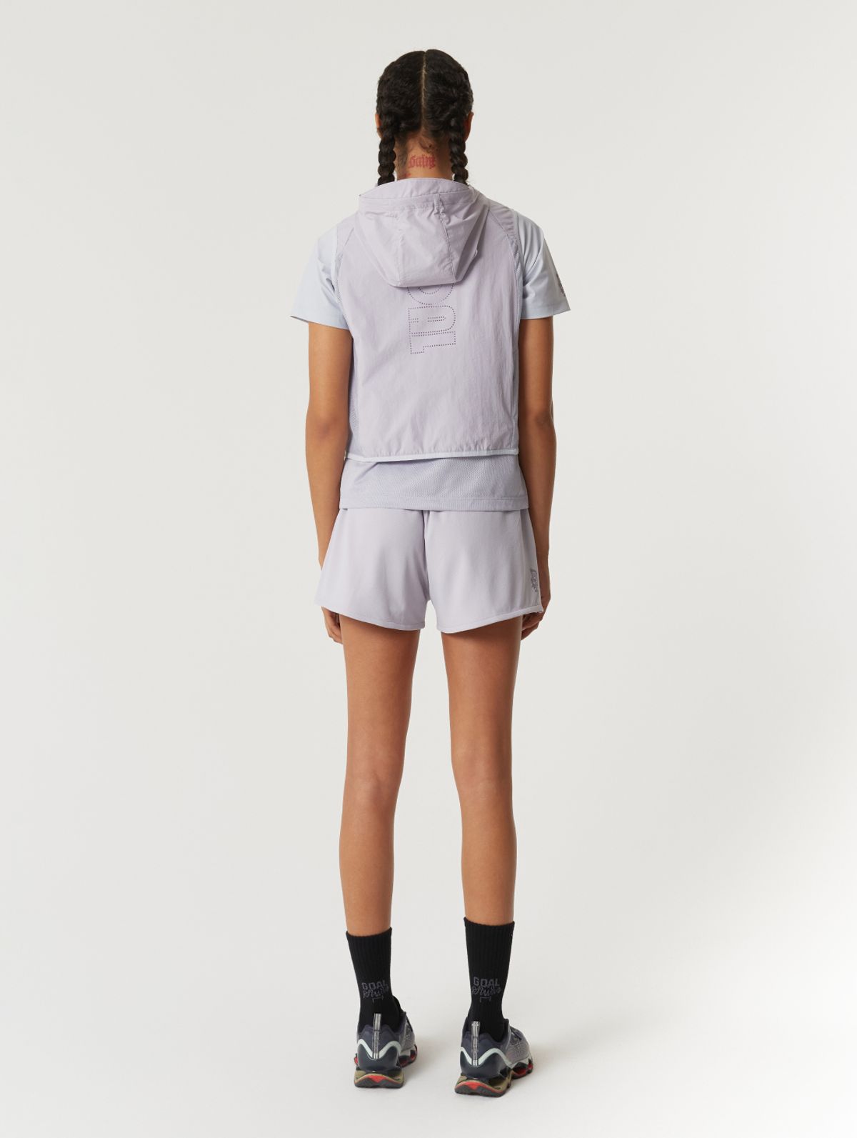 골스튜디오(GOALSTUDIO) WS AIR THROUGH HOODED LIGHTWEIGHT VEST-LAVENDER