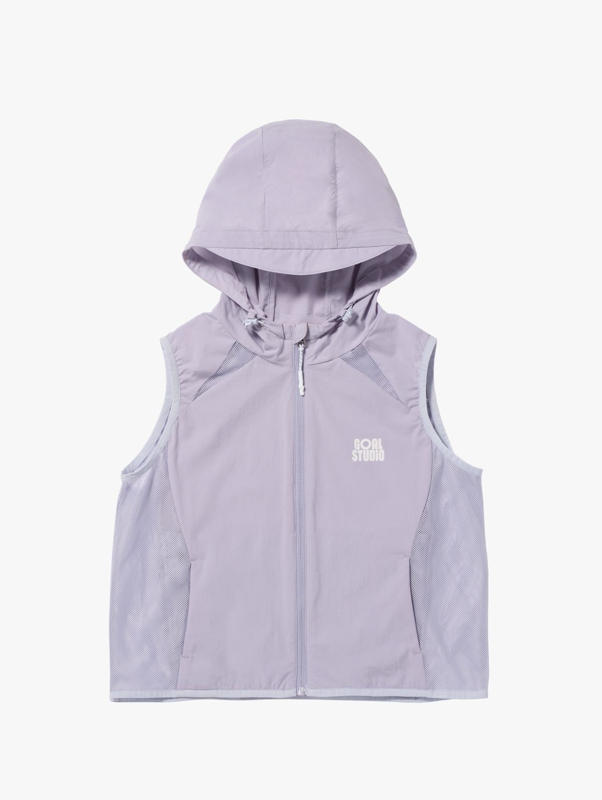 골스튜디오(GOALSTUDIO) WS AIR THROUGH HOODED LIGHTWEIGHT VEST-LAVENDER