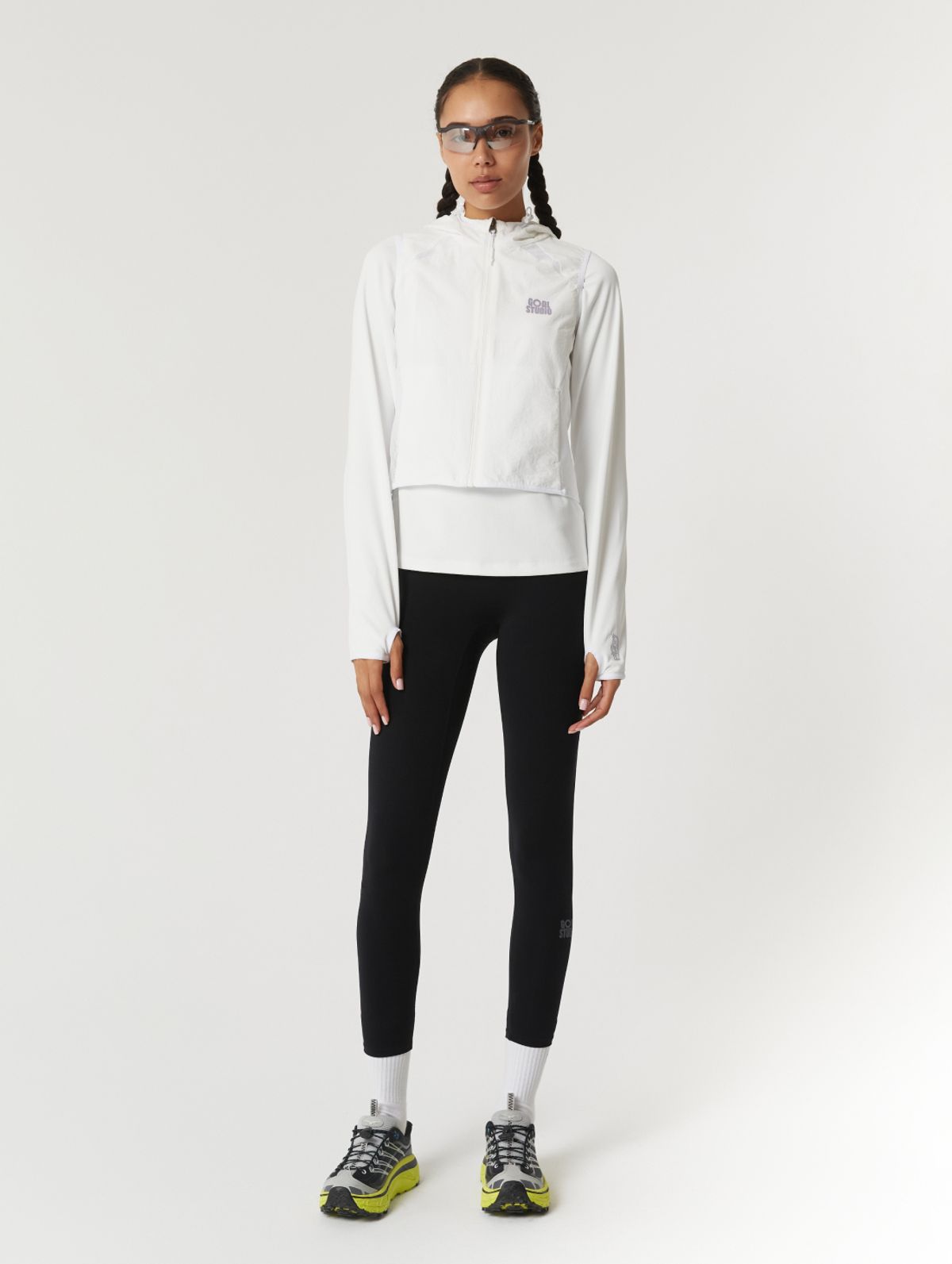 골스튜디오(GOALSTUDIO) WS AIR THROUGH HOODED LIGHTWEIGHT VEST-WHITE