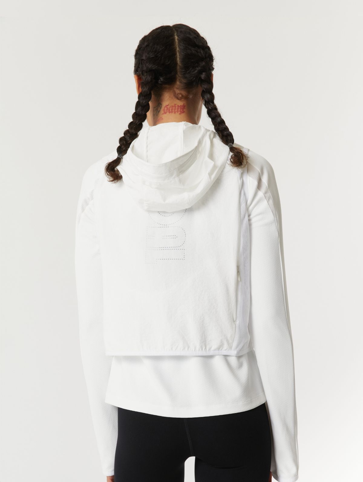 골스튜디오(GOALSTUDIO) WS AIR THROUGH HOODED LIGHTWEIGHT VEST-WHITE