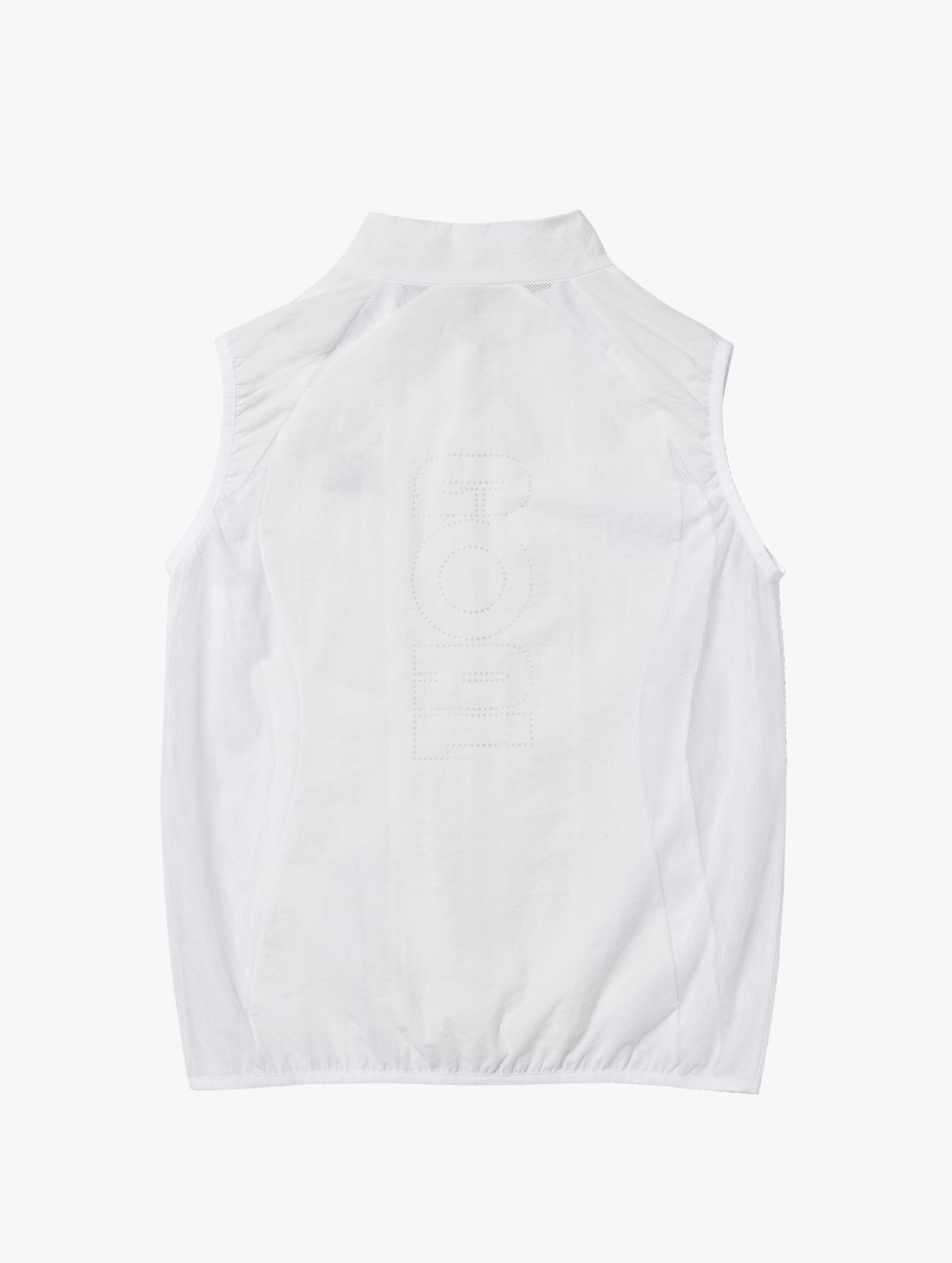 골스튜디오(GOALSTUDIO) AIR THROUGH 2WAY ZIP LIGHTWEIGHT VEST-WHITE