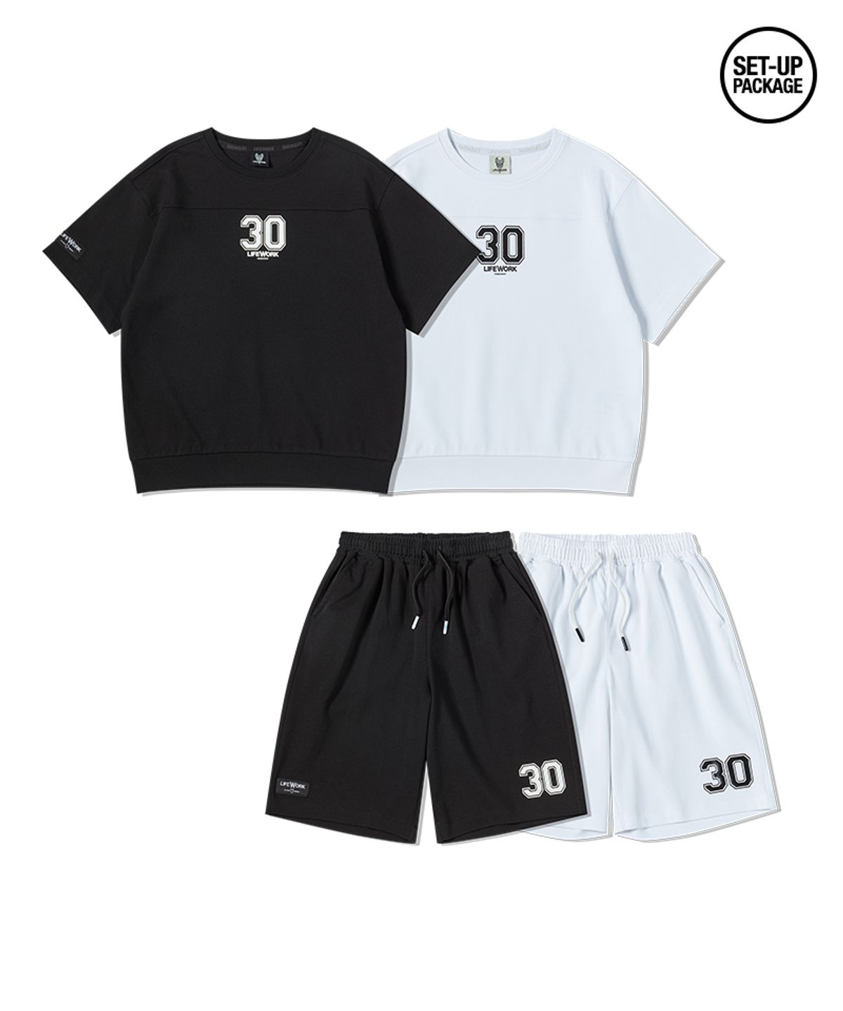 라이프워크 키즈(LIFEWORK KIDS) 키즈) 넘버링 양면지 셋업