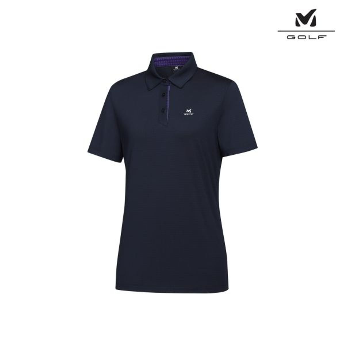 밀레골프(MILLET GOLF) 로고 반팔 카라티셔츠 여성 3color