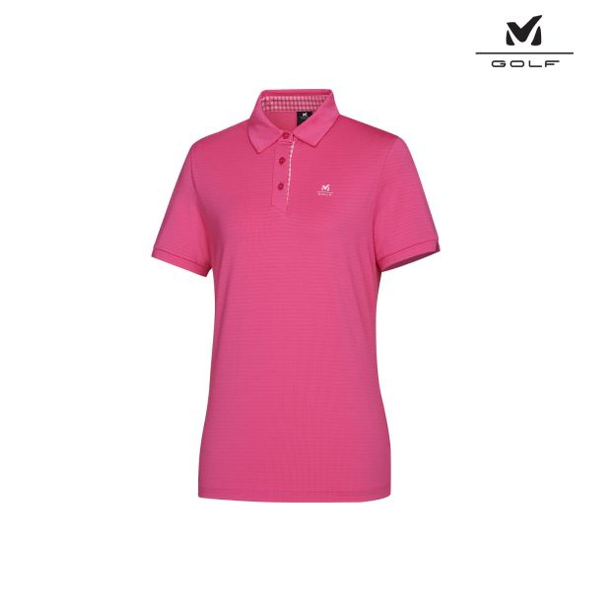 밀레골프(MILLET GOLF) 로고 반팔 카라티셔츠 여성 3color