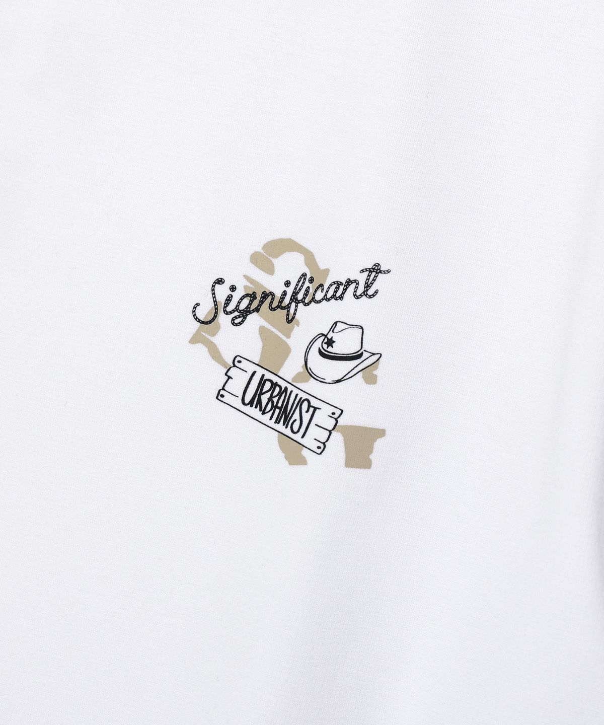 시그니피컨트(SIGNIFICANT) 카우펀처 반팔티 WHITE (LP7TU442-002)