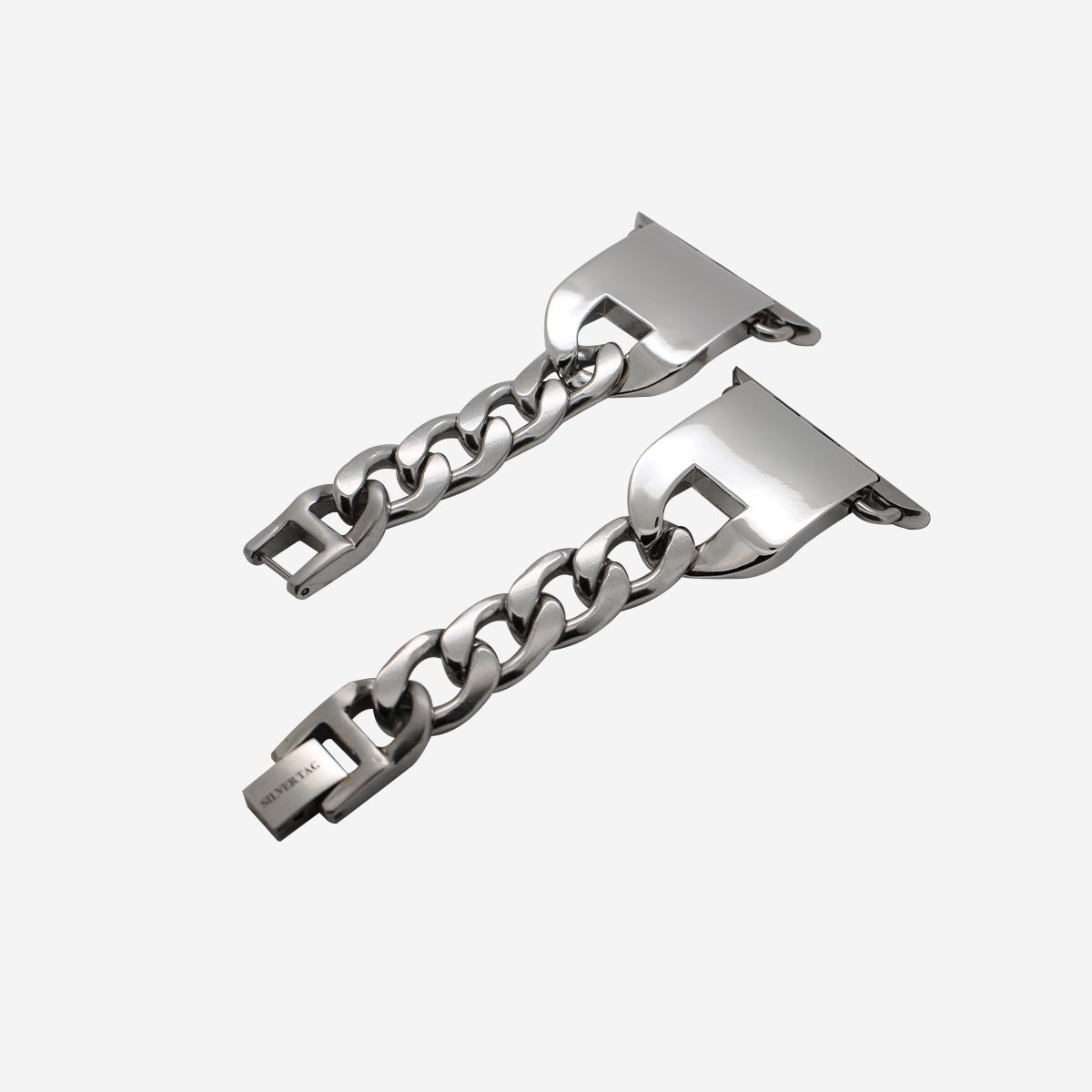 실버태그(SILVERTAG) APPLE WATCH STRAP NAST-P135NK 애플워치 체인 메탈 실버 스트랩