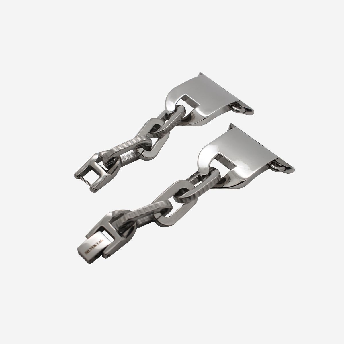 실버태그(SILVERTAG) APPLE WATCH STRAP NAST-P28115 애플워치 체인 메탈 실버 스트랩