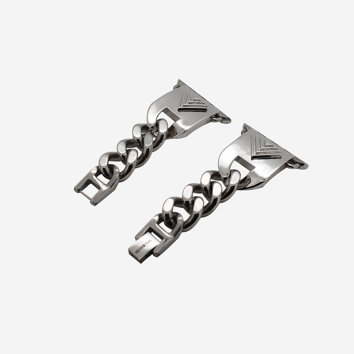 실버태그(SILVERTAG) APPLE WATCH STRAP NAST-ST1352DC 애플워치 체인 메탈 실버 스트랩