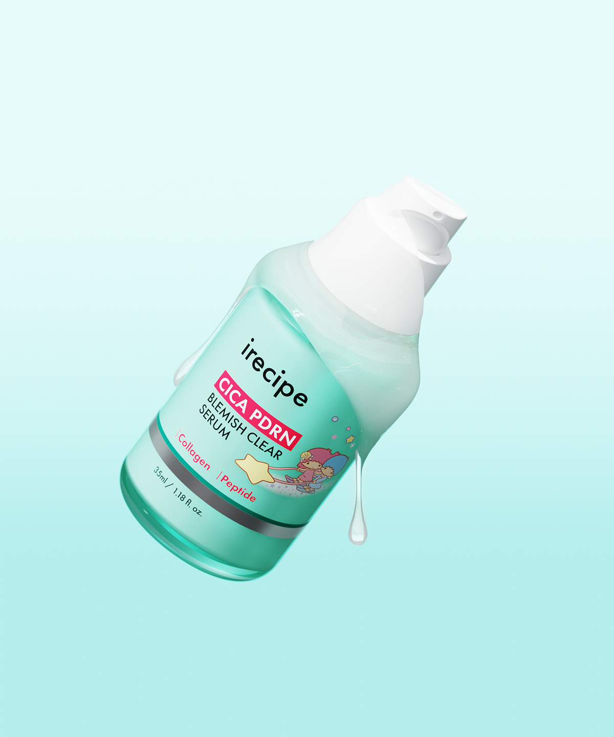아이레시피(IRECIPE) [콜라보] 시카 PDRN 흔적 트러블  클리어 미백 세럼 35ml