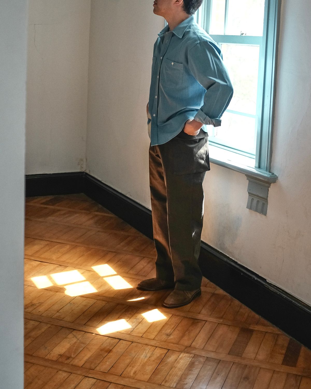 뗄라(TELA) Olive Vintage Cotton M43 Pants