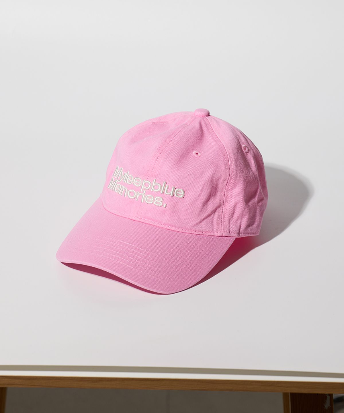 마이딥블루메모리즈(MY DEEP BLUE MEMORIES) MM MY MEMORIES WASHED CAP (PINK)