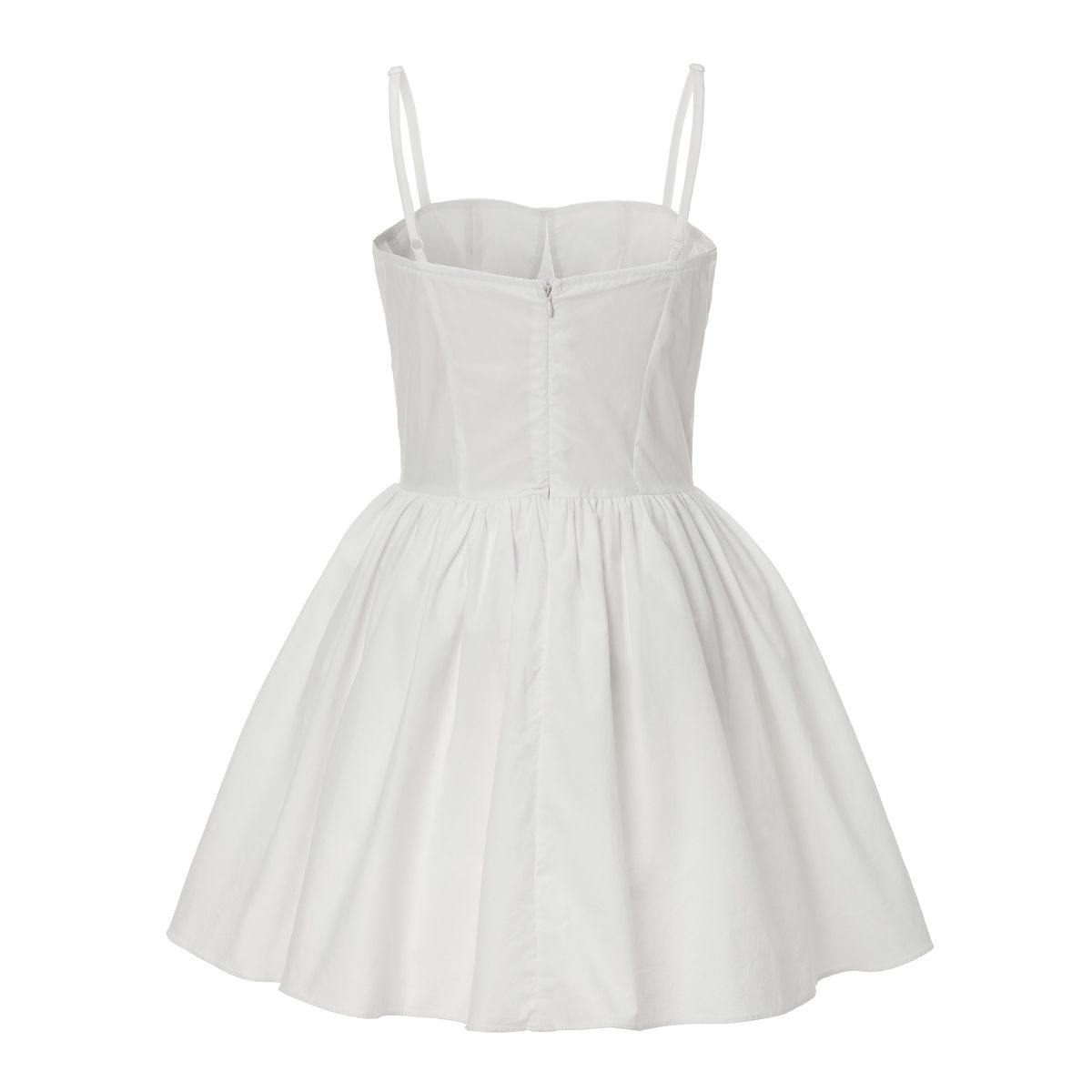 카키포인트(KHAKIPOINT) Flare Layered Mini Dress (ivory)
