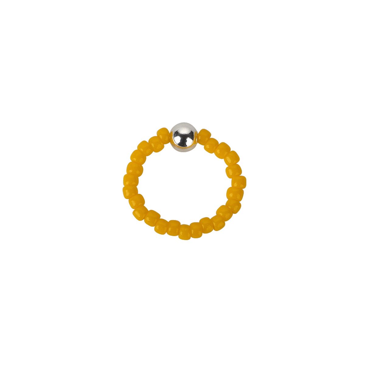 챠미(CHARMY) 실버 비즈 토우 반지 (3colors)