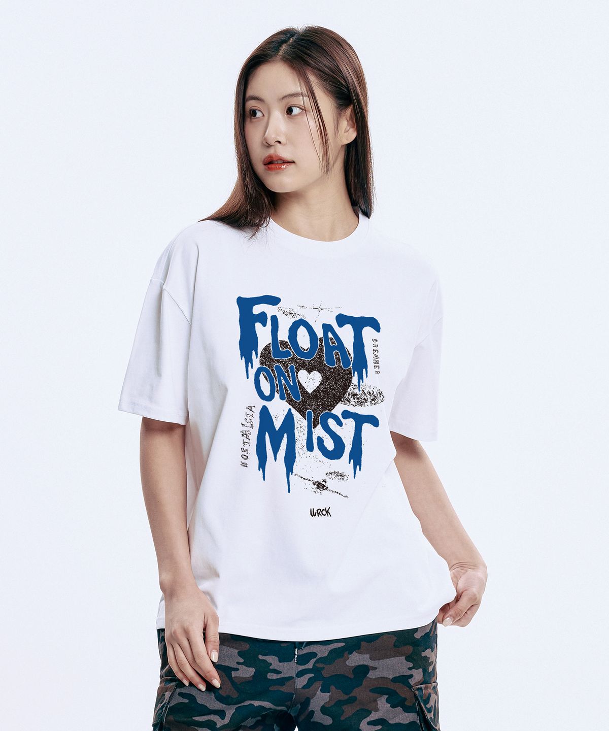 와일드락(WILDROCK) Float on Mist Cool cotton Overfit half T-shirts