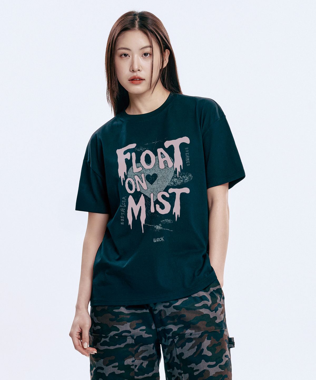 와일드락(WILDROCK) Float on Mist Cool cotton Overfit half T-shirts
