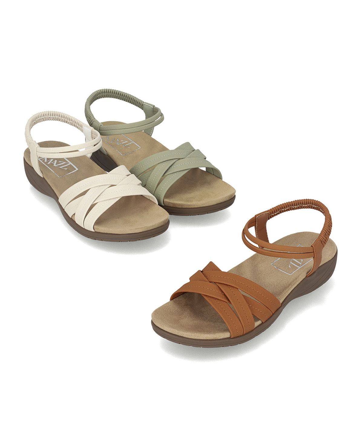 엘칸토(ELCANTO) 마쯔 여성 위빙 컴포트 몰드 샌들  3.5cm LCWW95M526