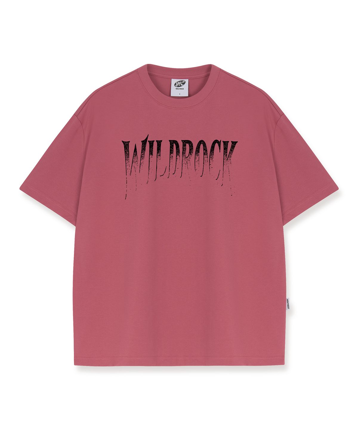 와일드락(WILDROCK) Dripping Wildrock Cool cotton Overfit half T-shirts