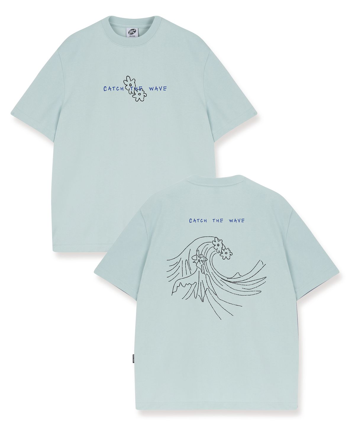 와일드락(WILDROCK) Catch the Wave Cool cotton Overfit half T-shirts
