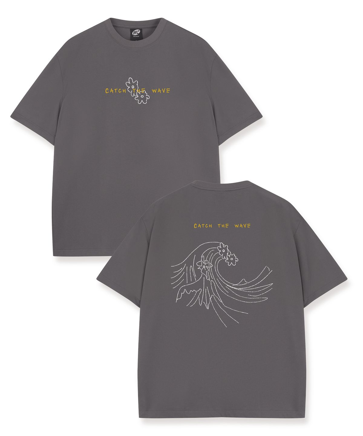 와일드락(WILDROCK) Catch the Wave Cool cotton Overfit half T-shirts