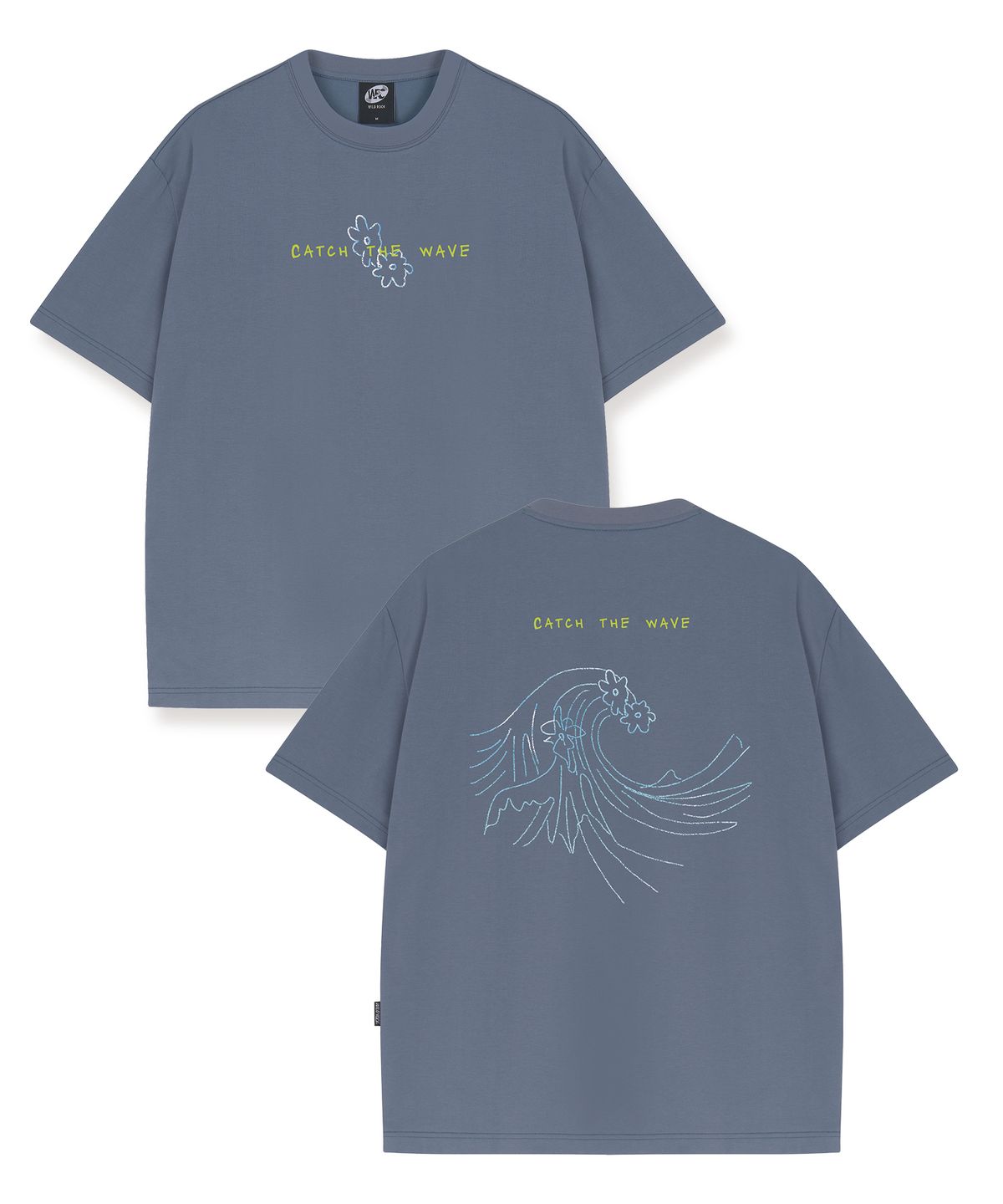 와일드락(WILDROCK) Catch the Wave Cool cotton Overfit half T-shirts