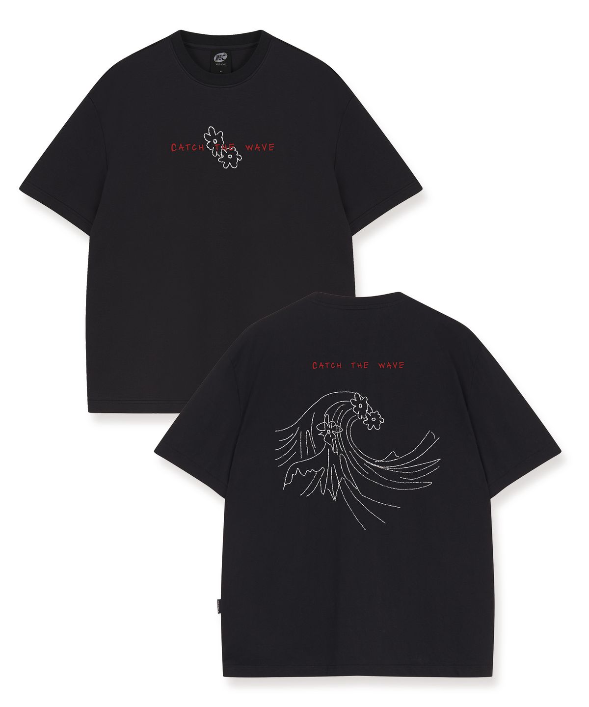 와일드락(WILDROCK) Catch the Wave Cool cotton Overfit half T-shirts