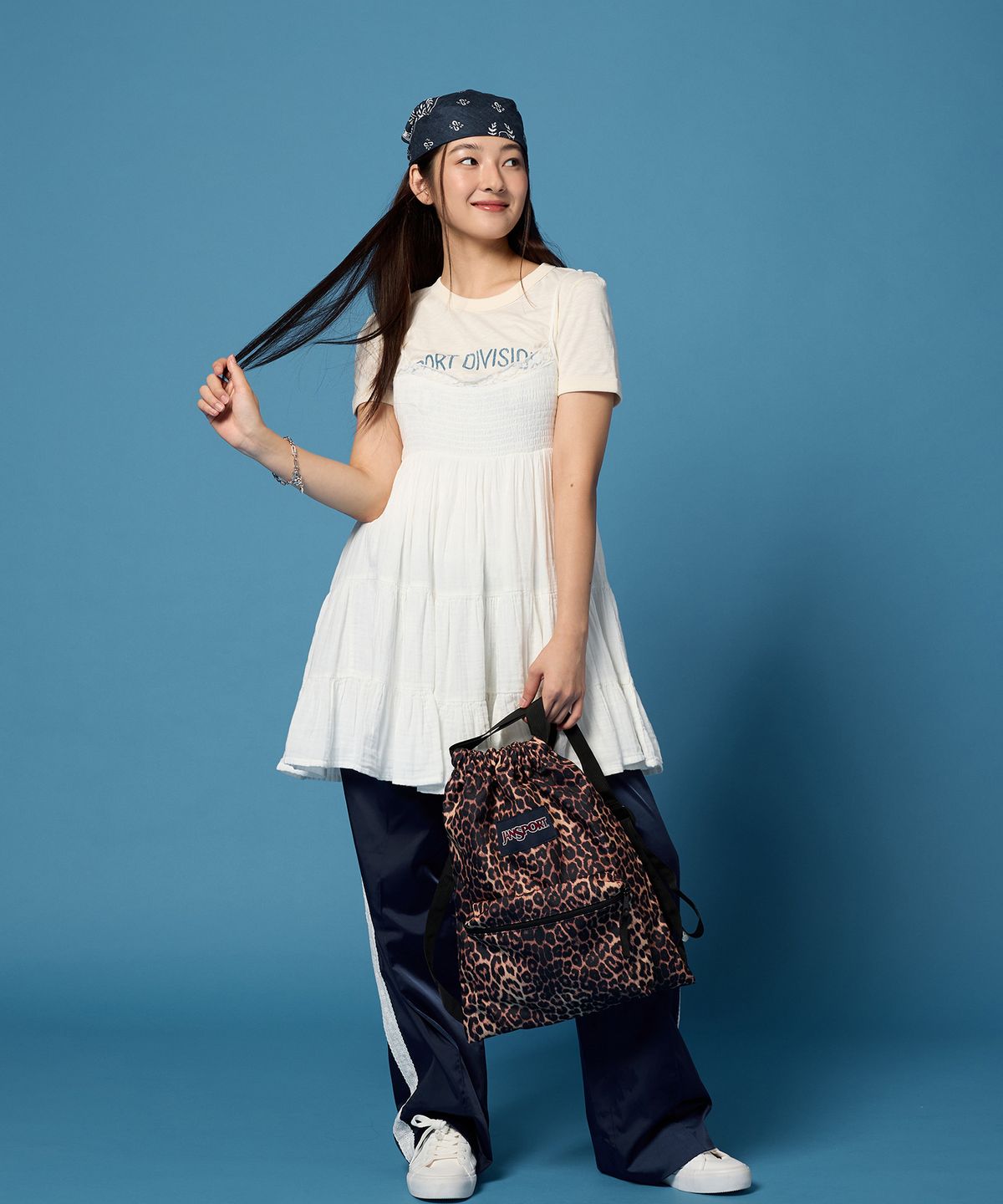 잔스포츠(JANSPORT) 드로우색 ANIMAL ILLUSION