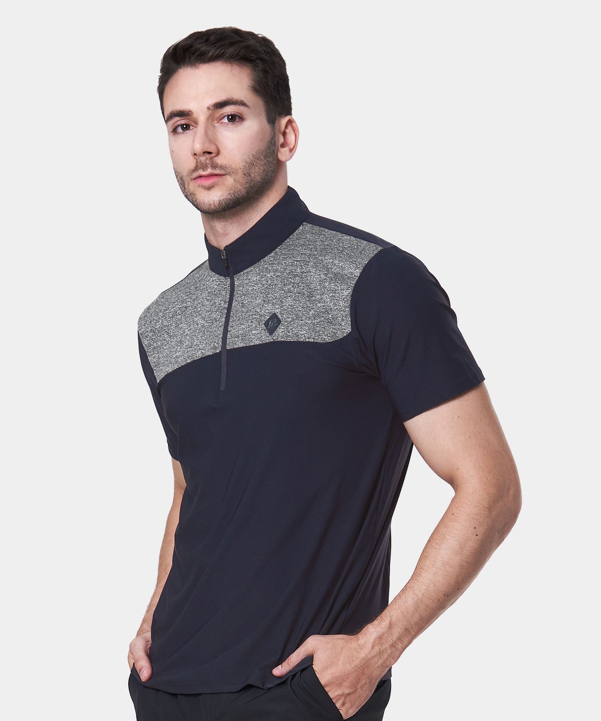 엑스트라스포티(EXTRASPORTY) 쿨쉐어 남성 시원한 반팔 집업 티셔츠 4 Colors