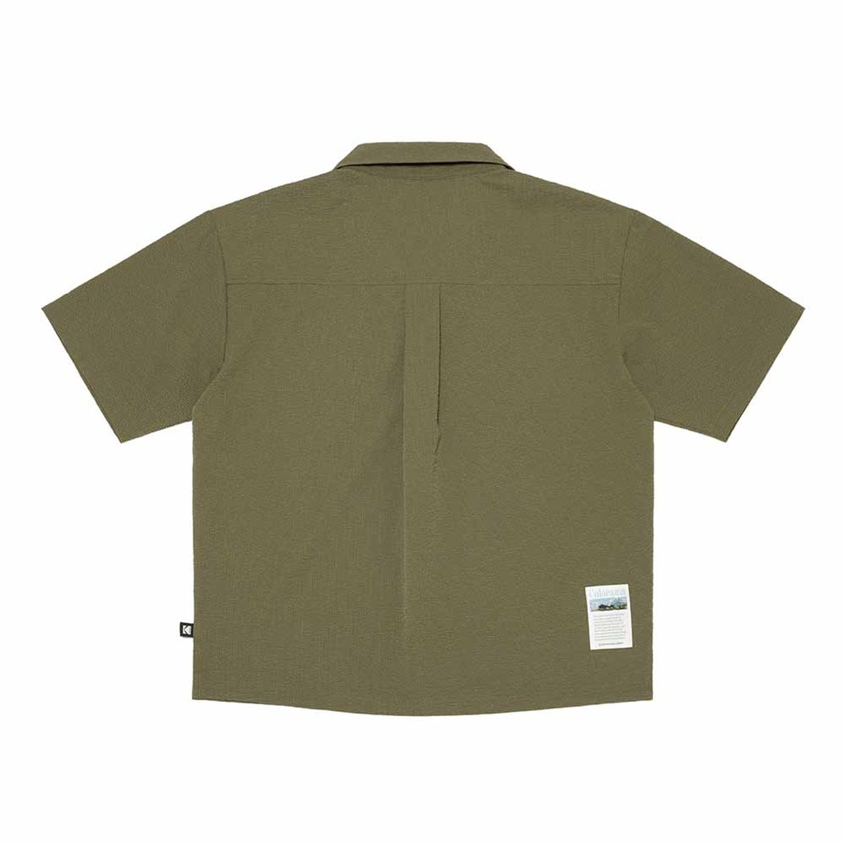 코닥(KODAK) 브리즈 라이트 시어서커 카라 셔켓 KHAKI
