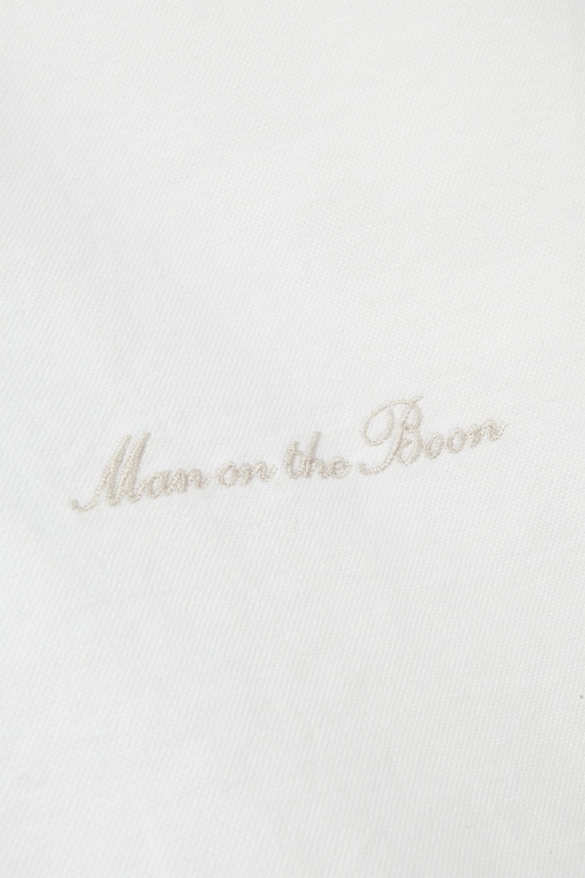맨온더분(MAN ON THE BOON) 옥스포드 버튼 다운 카라 셔츠_화이트 4715103013