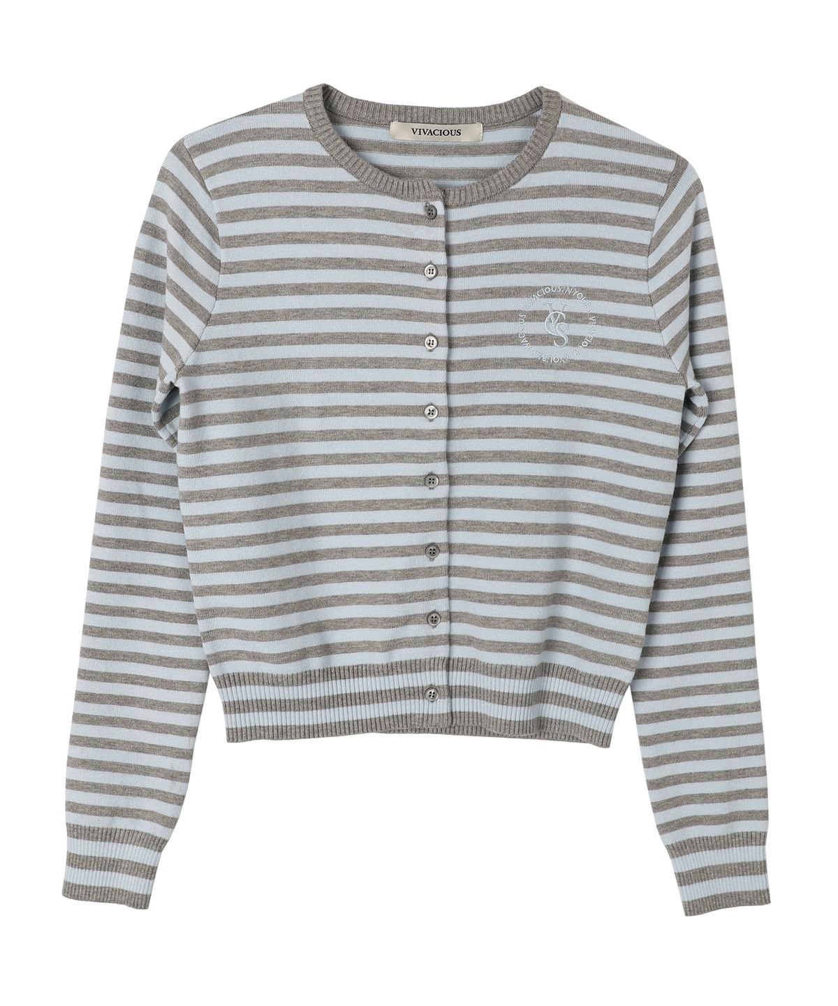 비바셔스(VIVACIOUS) Well Stripe R Knit CD - 3COL