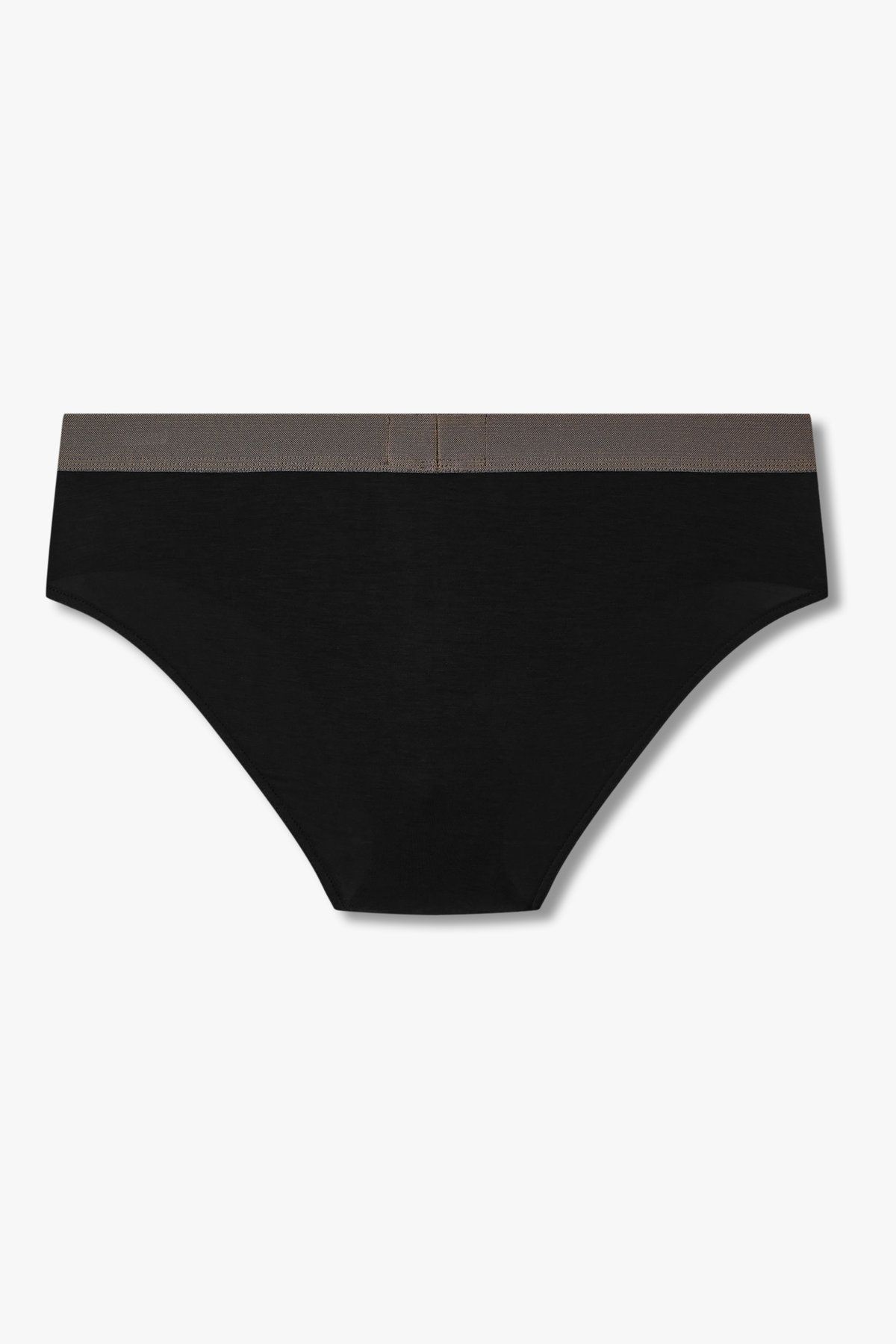 엠포리오 아르마니 언더웨어(EMPORIO ARMANI UNDERWEAR) 남성 로고 자수 밴딩 레이온 브리프_블랙 0815111020