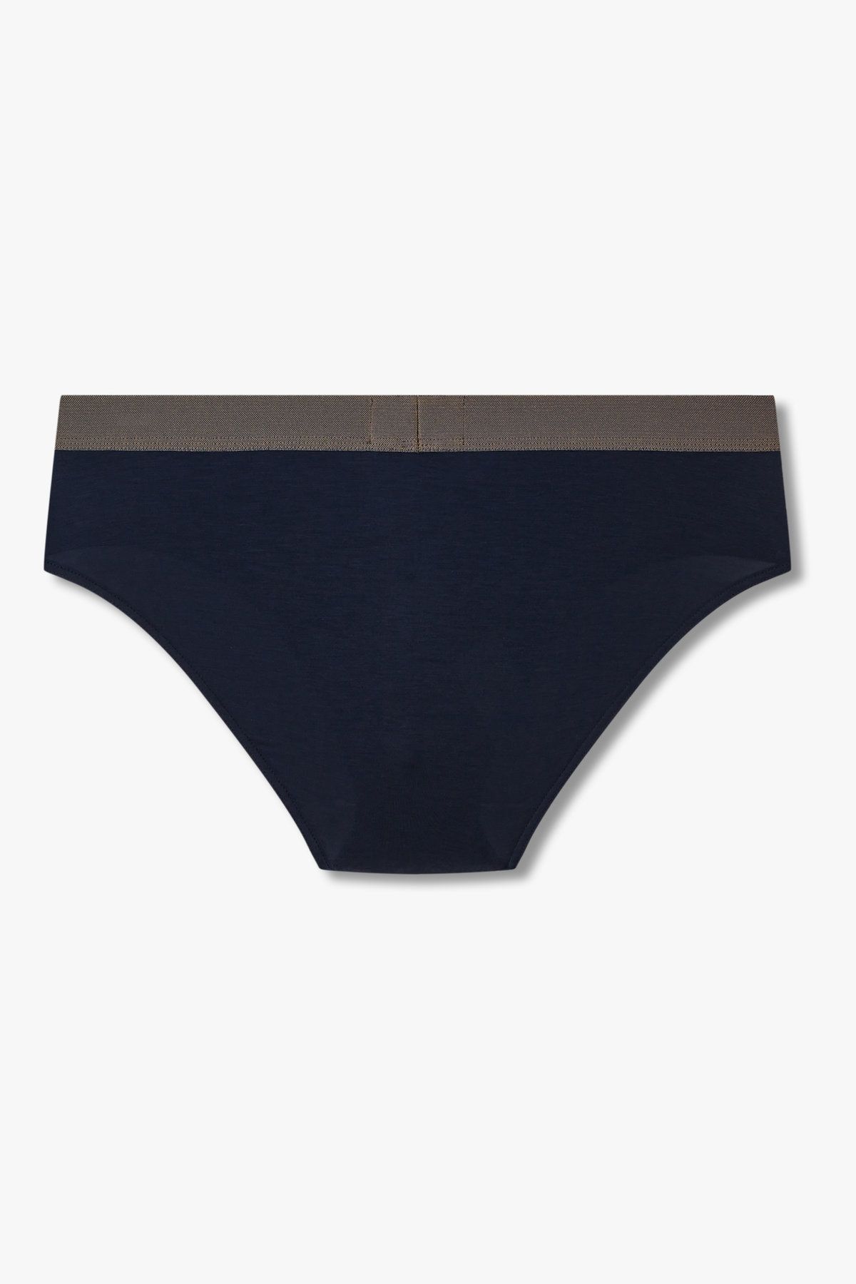 엠포리오 아르마니 언더웨어(EMPORIO ARMANI UNDERWEAR) 남성 로고 자수 밴딩 레이온 브리프_마린 0815111022