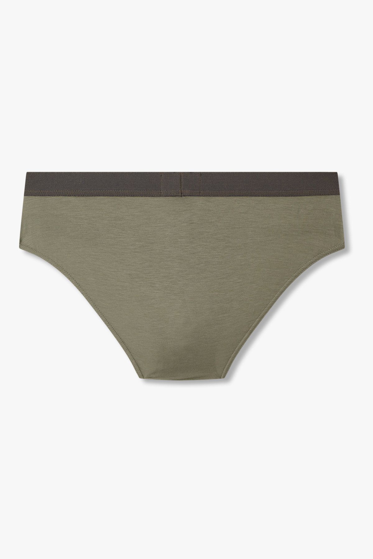 엠포리오 아르마니 언더웨어(EMPORIO ARMANI UNDERWEAR) 남성 로고 자수 밴딩 레이온 브리프_그린 0815111019