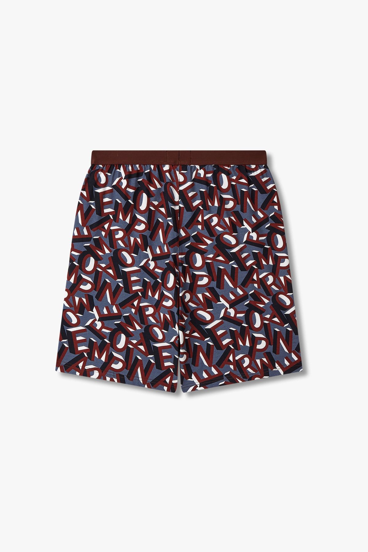 엠포리오 아르마니 언더웨어(EMPORIO ARMANI UNDERWEAR) 남성 프론트 로고 라운지 상하의 세트_마린 08M5139006