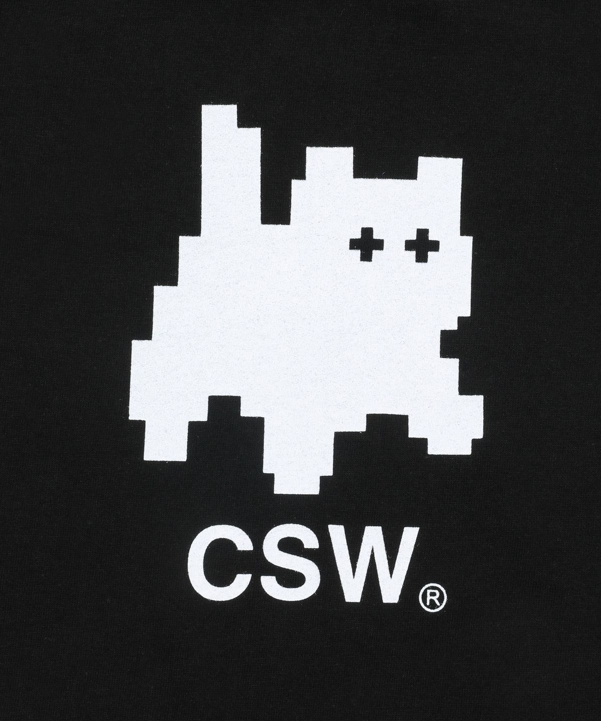 캣세이브더월드(CATSAVETHEWORLD) 멜팅 시그니처 로고 반팔 티 (2Color)