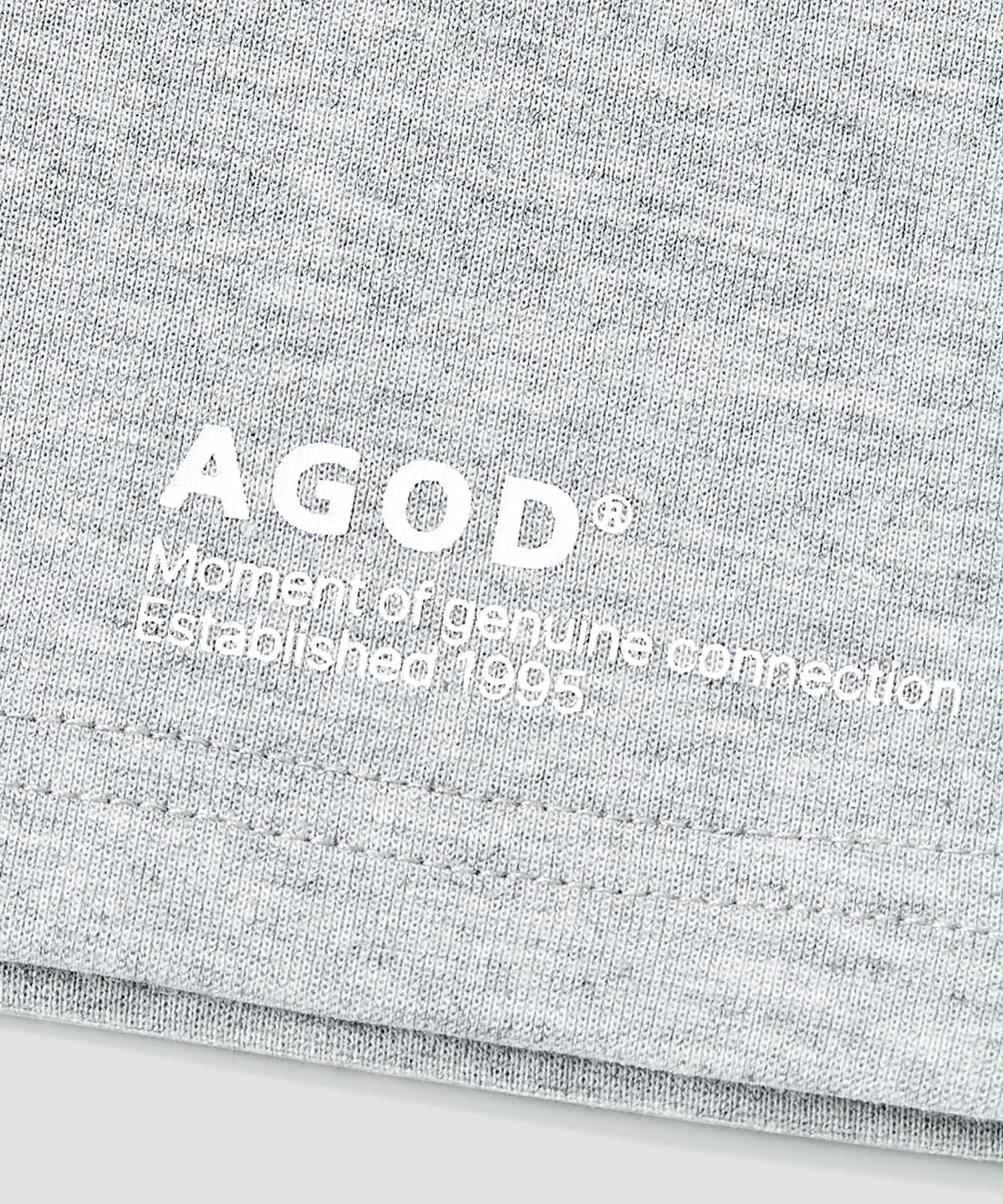 에이지오디(AGOD) 프론트 라인 스웨트 쇼츠 [헤더 그레이]