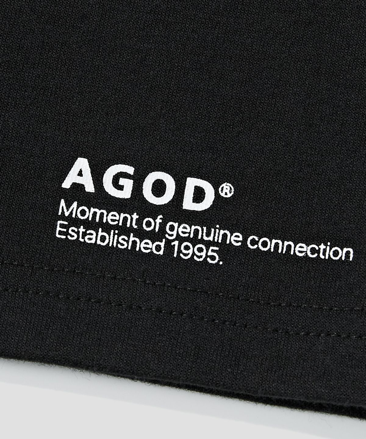 에이지오디(AGOD) 프론트 라인 스웨트 쇼츠 [블랙]