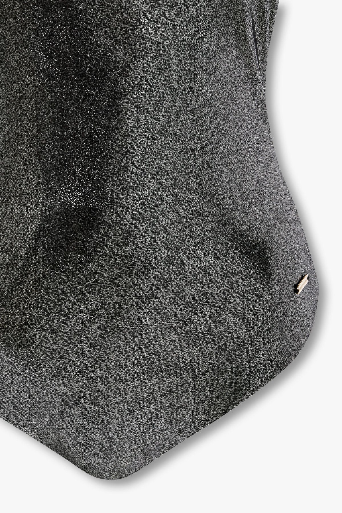 엠포리오 아르마니 언더웨어(EMPORIO ARMANI UNDERWEAR) 여성 샤이닝 패디드 스윔수트_블랙 0825120513