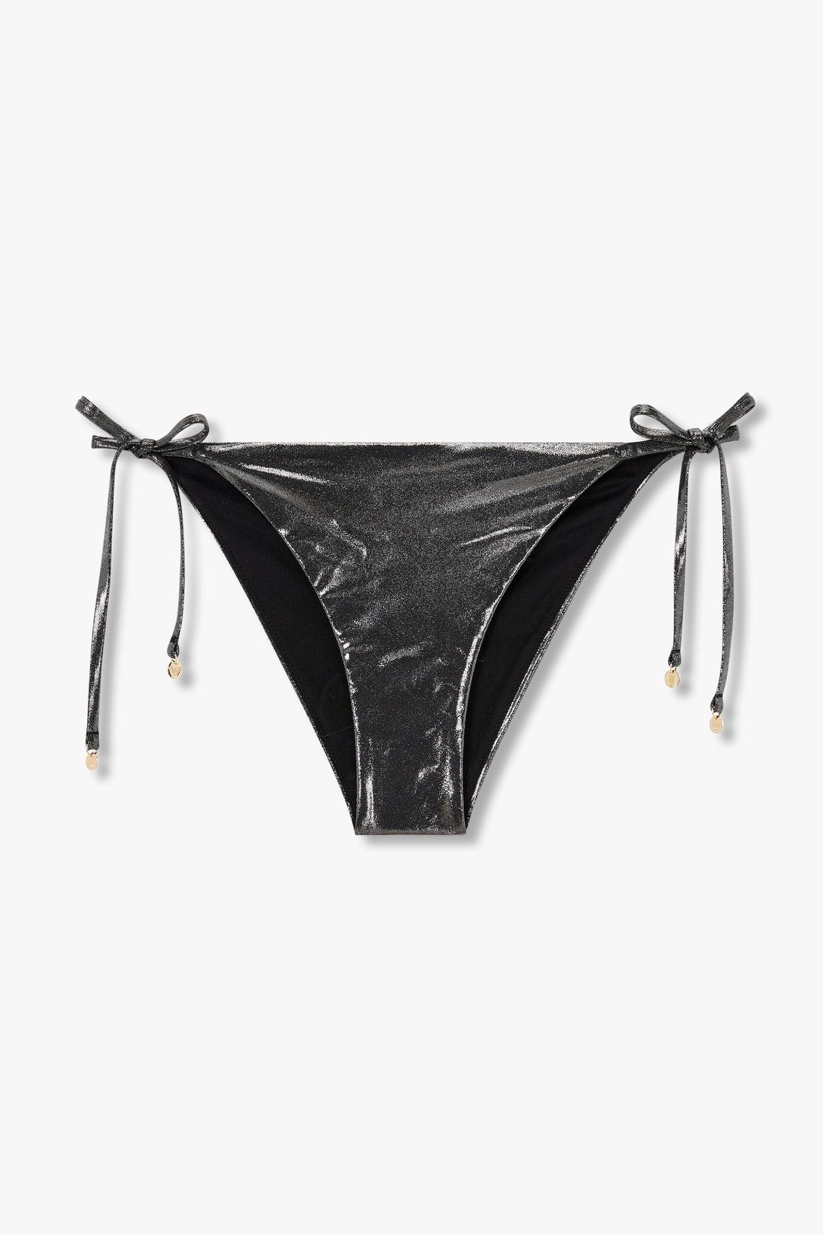 엠포리오 아르마니 언더웨어(EMPORIO ARMANI UNDERWEAR) 여성 이글 참 샤이닝 비키니 세트_블랙 0825120514