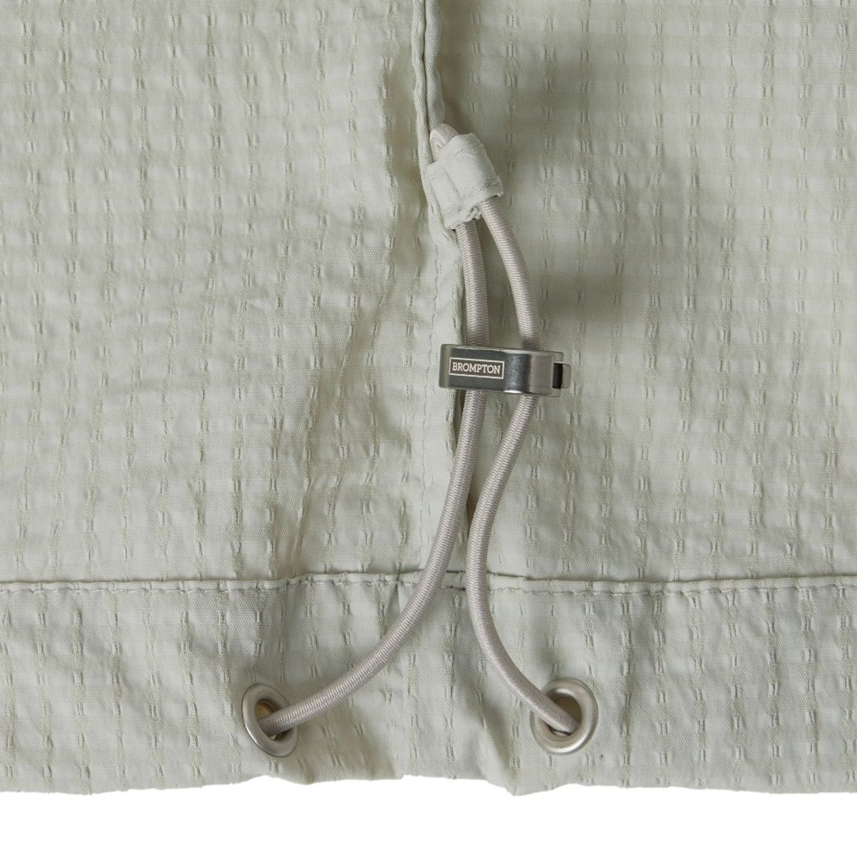 브롬톤 런던(BROMPTON LONDON) POLYESTER SEERSUCKER HALF SLEEVE T-SHIRT - L/GREY (P252MTS185)