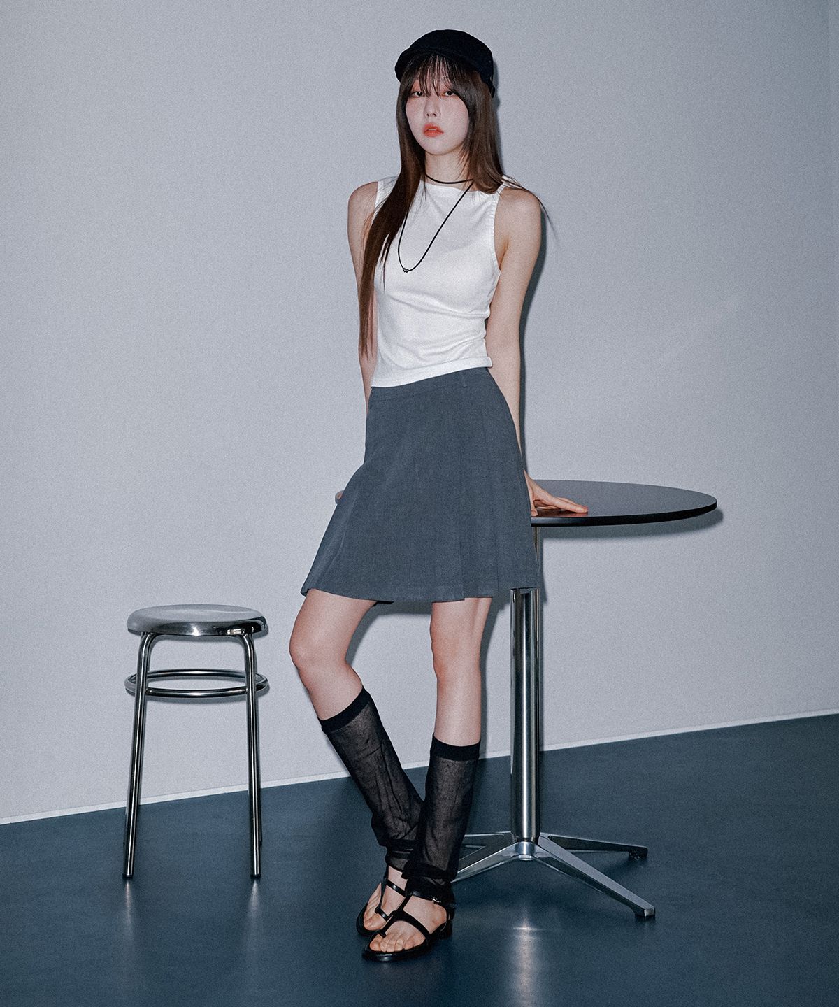 앤티어리(ANTIARY) Leaf sandal 4color