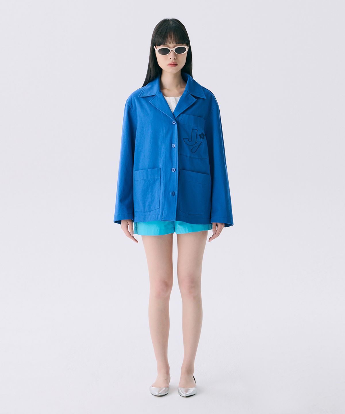 준준스페이스(JUNEJUNE SPACE) VOL12.Gardeners Jacket_Blue(VOL12.가드너스 자켓_블루)