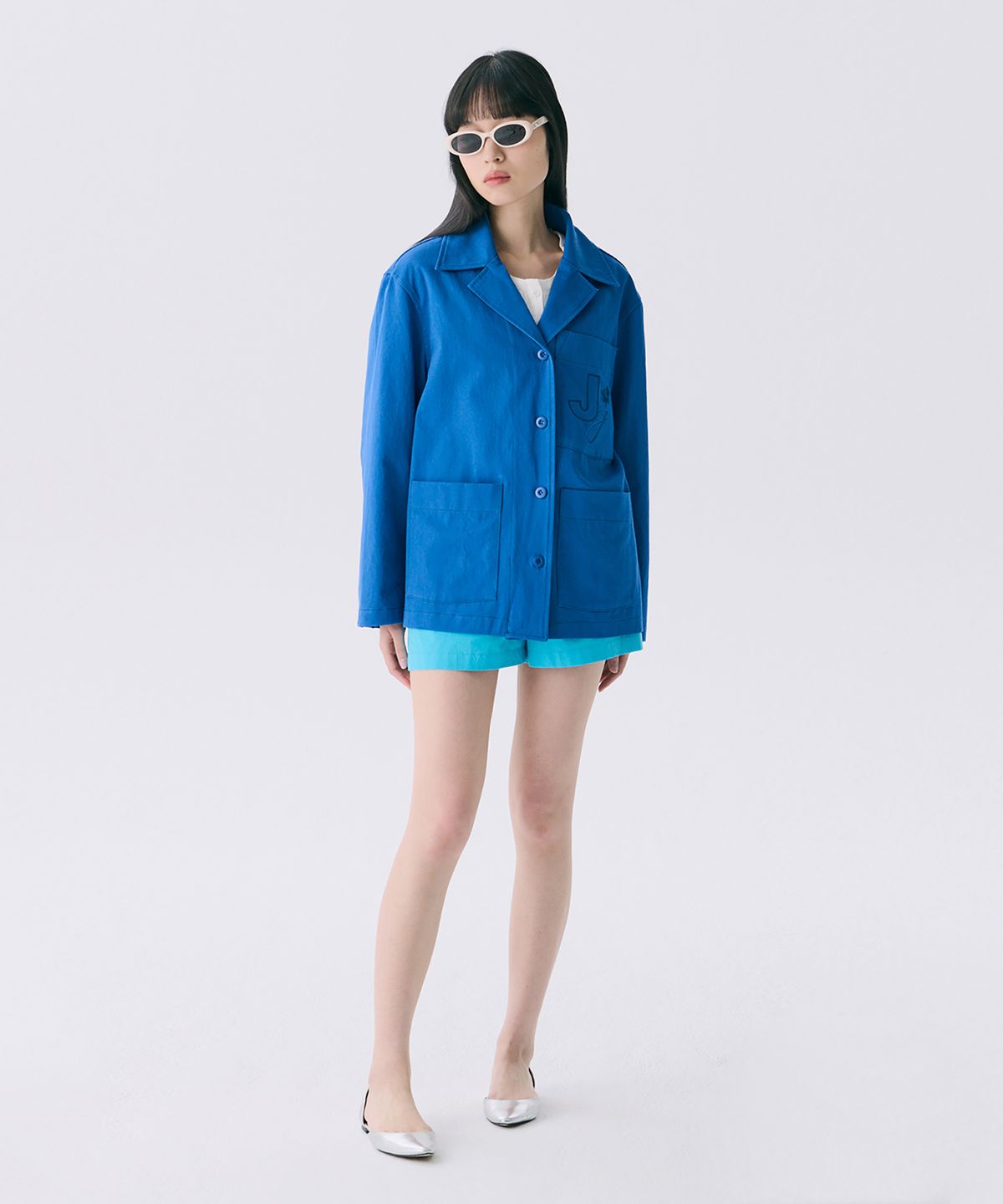 준준스페이스(JUNEJUNE SPACE) VOL12.Gardeners Jacket_Blue(VOL12.가드너스 자켓_블루)