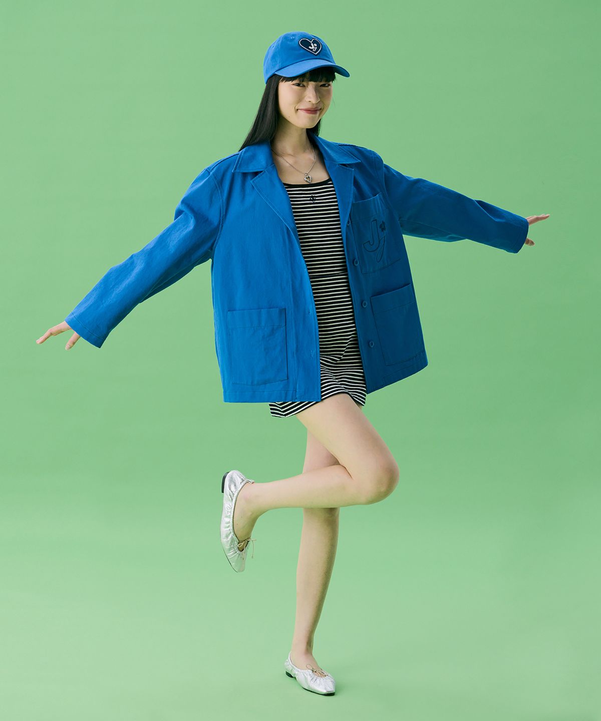 준준스페이스(JUNEJUNE SPACE) VOL12.Gardeners Jacket_Blue(VOL12.가드너스 자켓_블루)